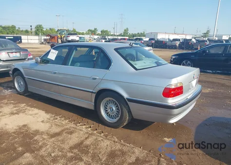 2001 BMW 740 Il from USA, damaged, VIN WBAGH83491DP27035